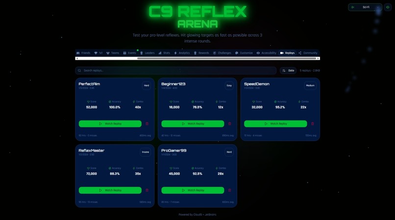  C9 Reflex Arena - Cloud9 x JetBrains Hackathon – screenshot 22