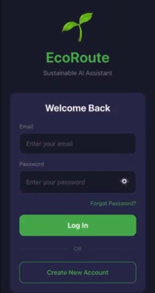 EcoRoute AI – screenshot 1