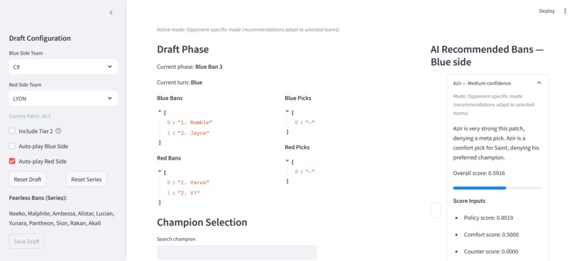 Cloud9 Draft Assistant – screenshot 1