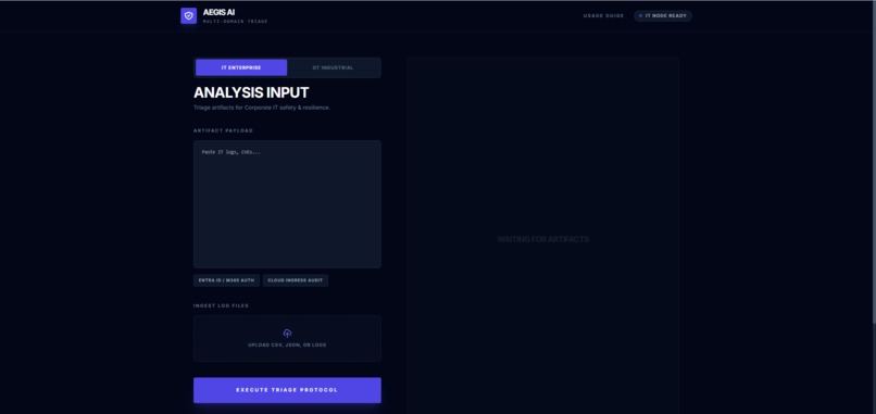 Aegis AI – screenshot 1