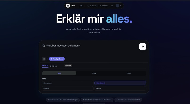 llina.ai – The Multimodal Knowledge Engine – screenshot 1