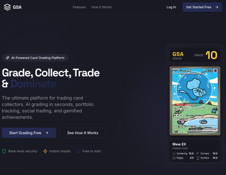 GSA - AI-powered trading card grading – screenshot 1