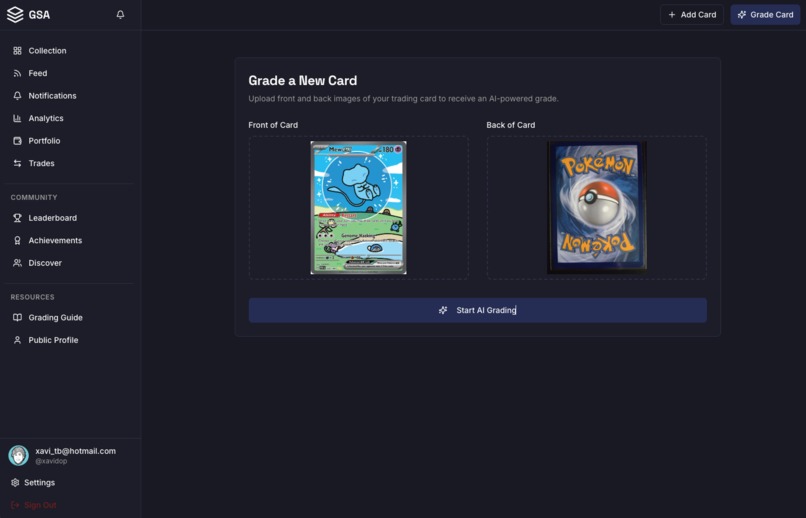 GSA - AI-powered trading card grading – screenshot 4