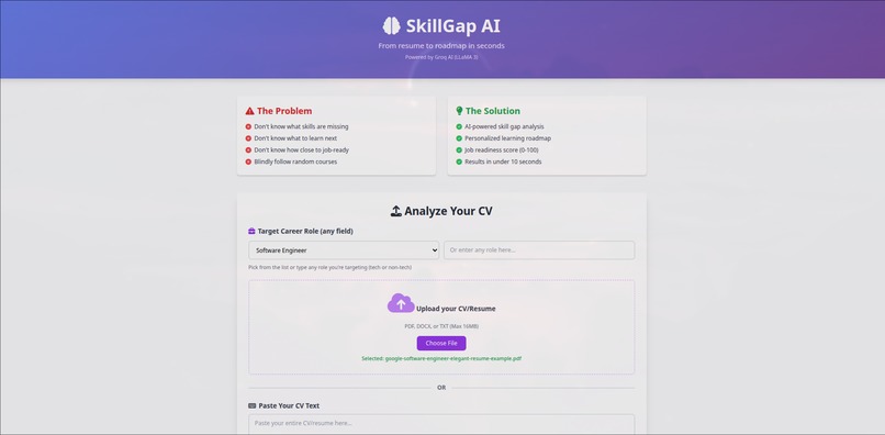SkillGap AI – screenshot 1
