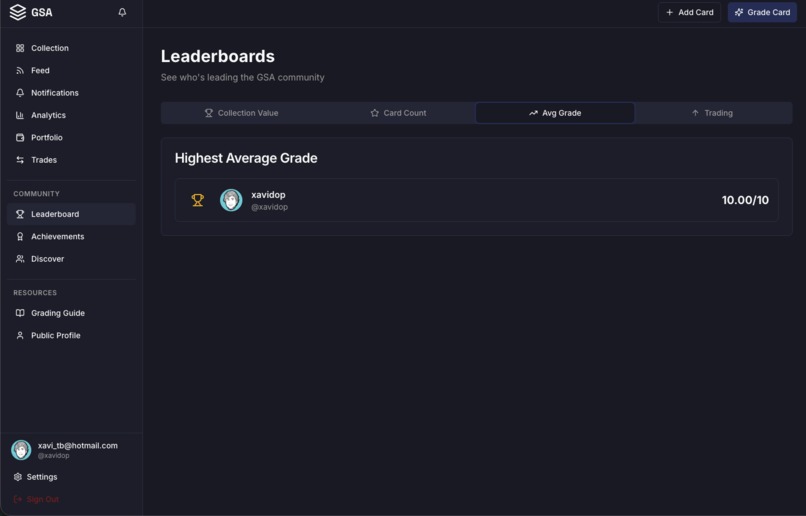 GSA - AI-powered trading card grading – screenshot 6