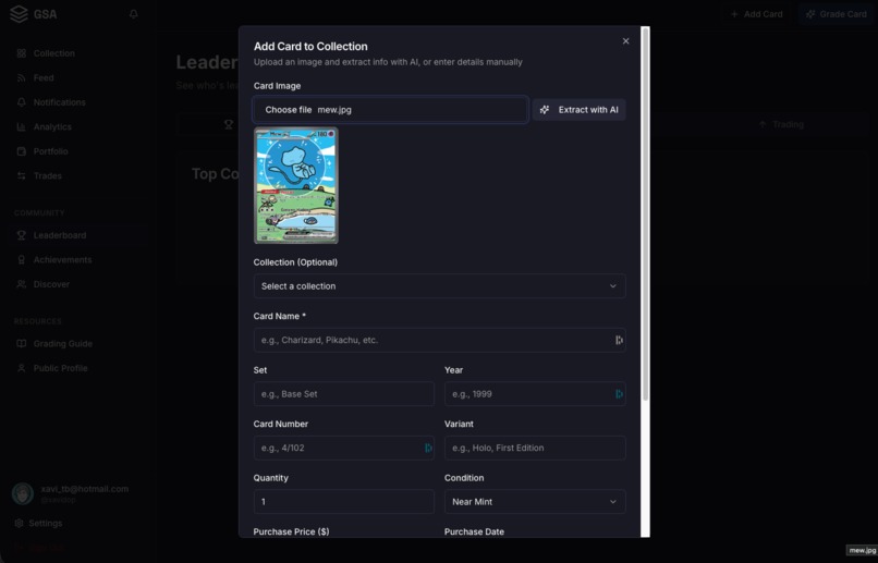 GSA - AI-powered trading card grading – screenshot 10