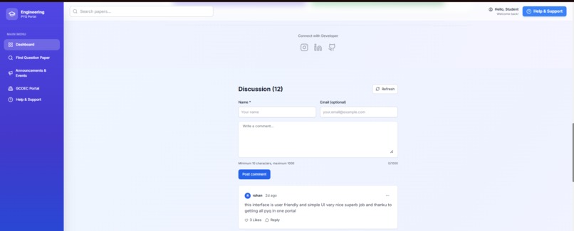 Pyq portal  – screenshot 2