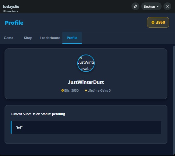 Today's Lie – screenshot 2