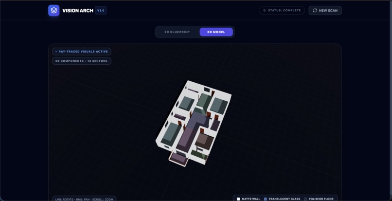 Vision3D - A Floorplan visualiser – screenshot 10