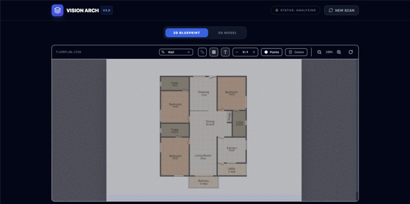 Vision3D - A Floorplan visualiser – screenshot 3