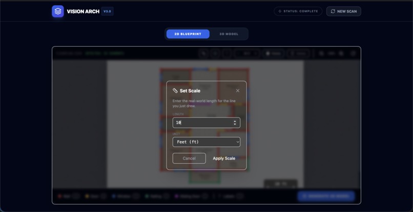 Vision3D - A Floorplan visualiser – screenshot 9