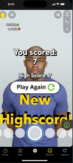 HigherOrLower(Google searches) – screenshot 2