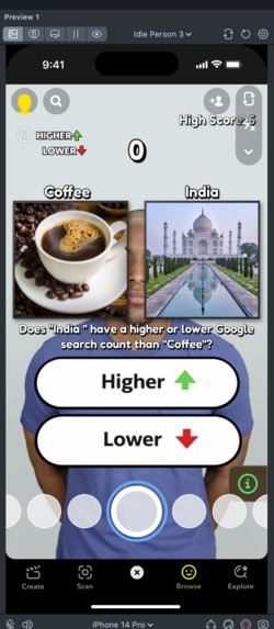 HigherOrLower(Google searches) – screenshot 5