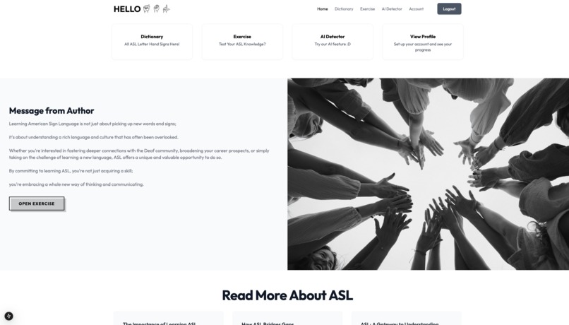 HelloASL  – screenshot 1