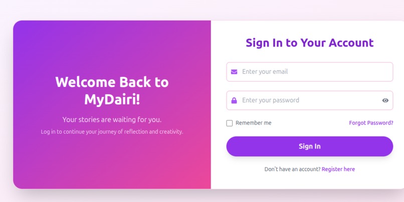 mydairi – screenshot 1
