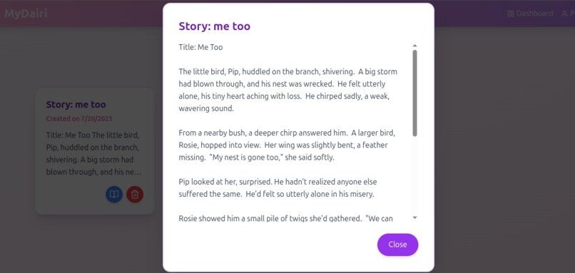 mydairi – screenshot 4