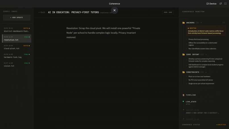 Coherence – screenshot 3