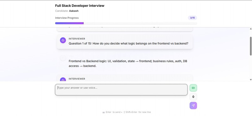 Ai mock interview coach – screenshot 4