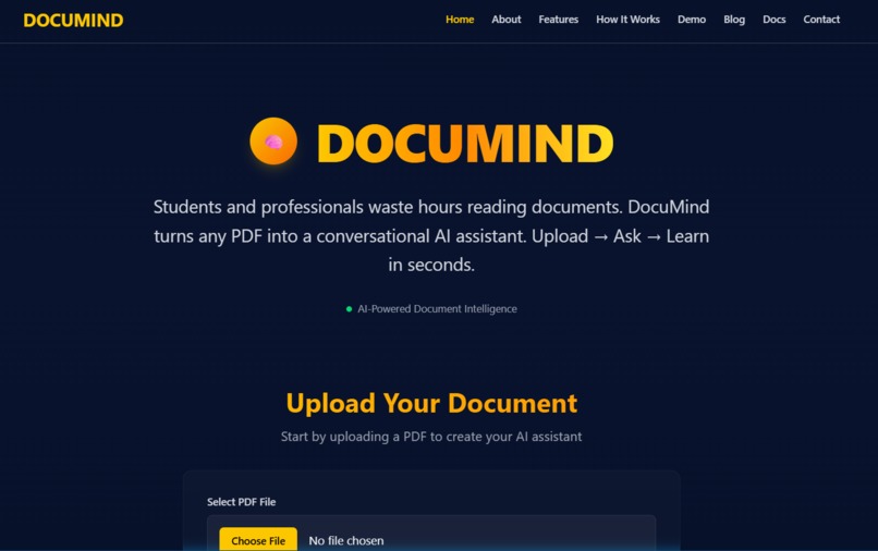 DocuMind – screenshot 1