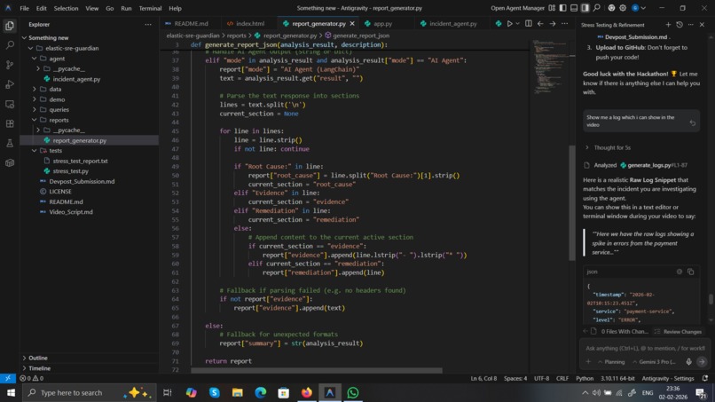 Elastic SRE Guardian – screenshot 1