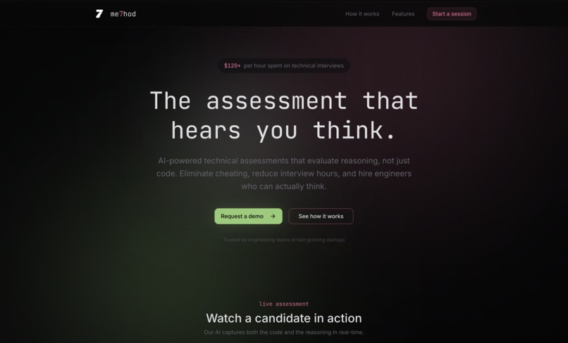 Me7hod AI – screenshot 1