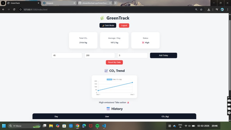 GreenTrack – screenshot 3