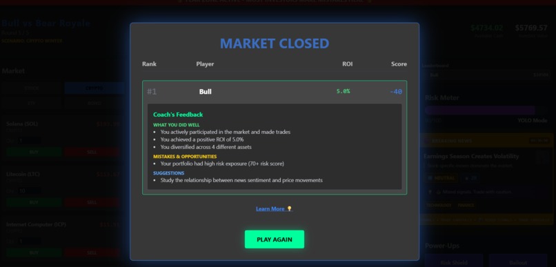 Bull v/s Bear Royale – screenshot 3