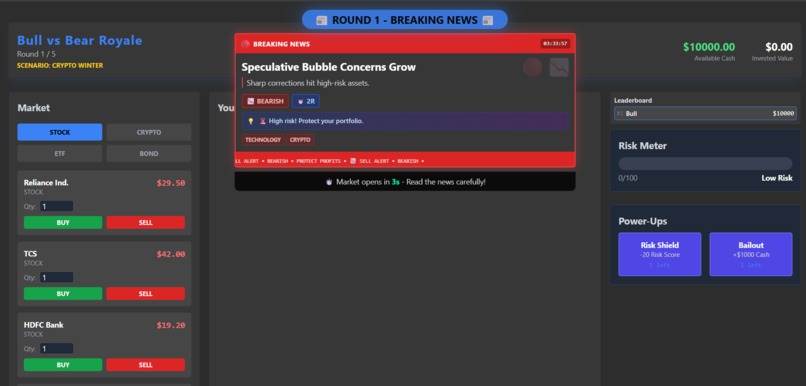 Bull v/s Bear Royale – screenshot 2