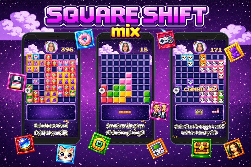 Square Shift Mix – screenshot 1