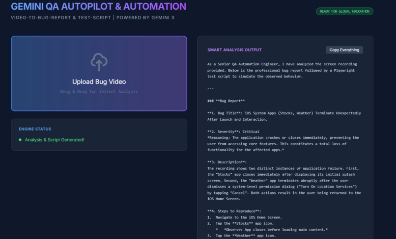 Gemini QA Autopilot – screenshot 1