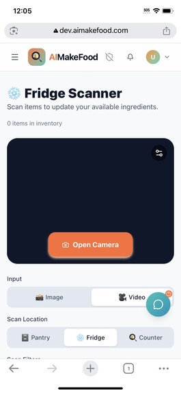 AIMakeFood - The AI Sous Chef With Real Eyes – screenshot 2