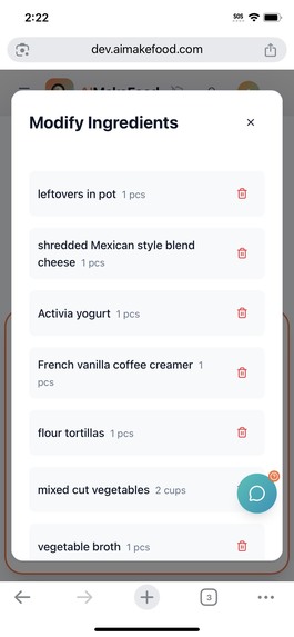 AIMakeFood - The AI Sous Chef With Real Eyes – screenshot 4