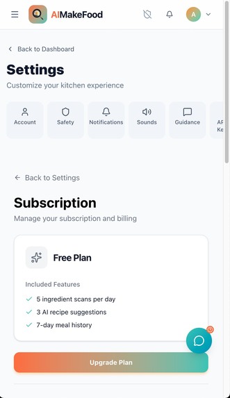 AIMakeFood - The AI Sous Chef With Real Eyes – screenshot 12