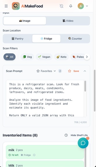 AIMakeFood - The AI Sous Chef With Real Eyes – screenshot 11