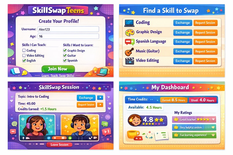 SkillSwap Teens – screenshot 3