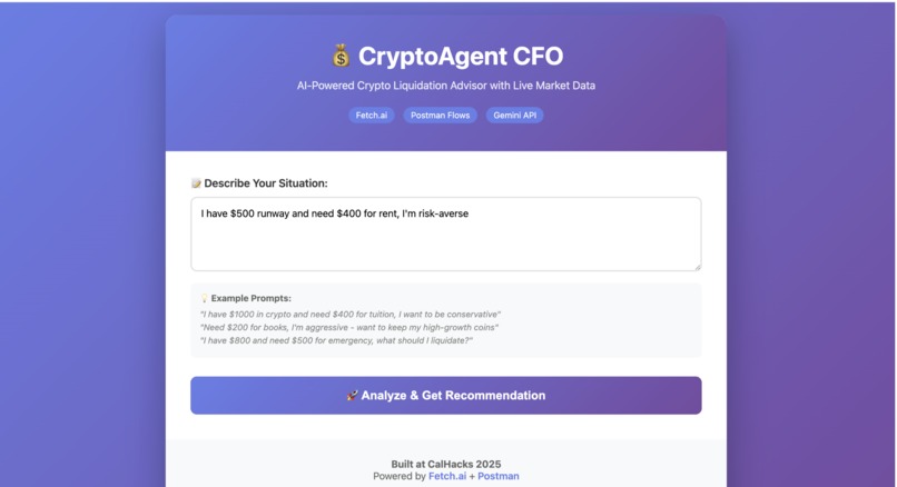 Cryptoagent - CFO – screenshot 1