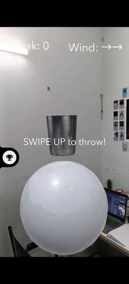 PaperToss3D – screenshot 1