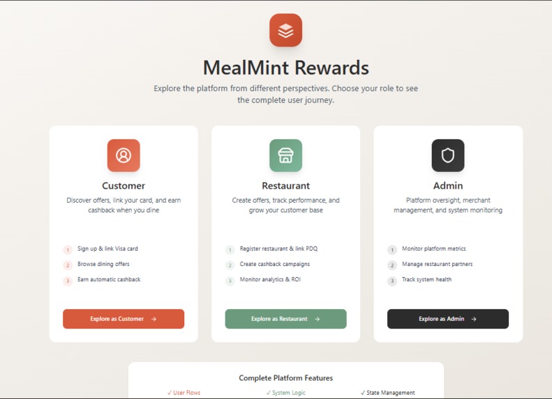 MEALMINT – screenshot 1