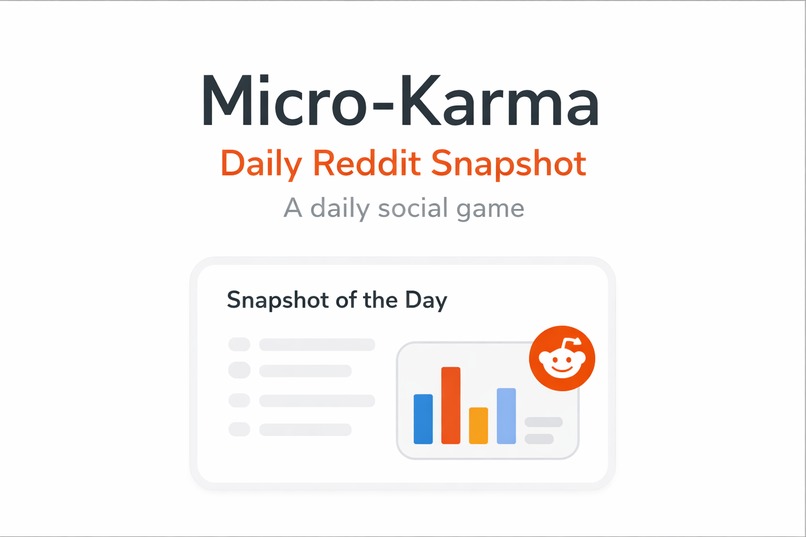 Micro-Karma: Daily Reddit Snapshot – screenshot 1