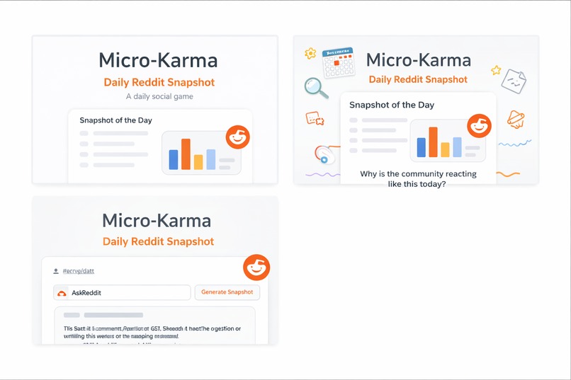 Micro-Karma: Daily Reddit Snapshot – screenshot 3