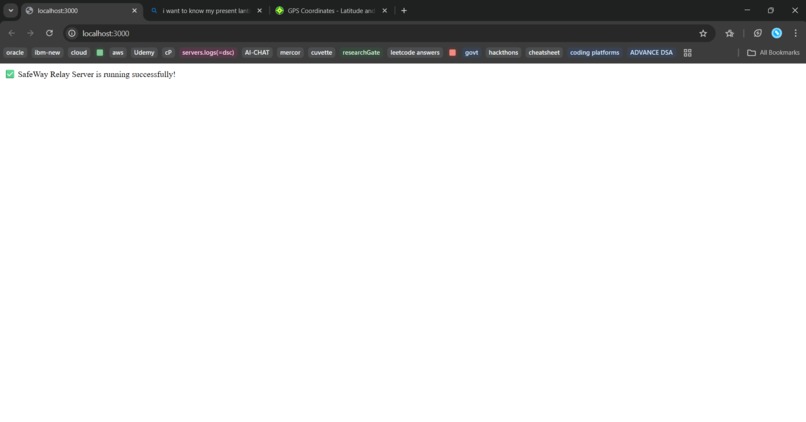 SafeWay – screenshot 1