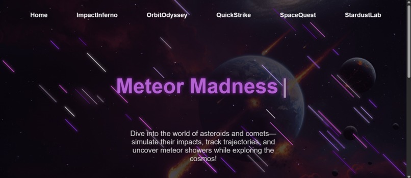 ShootingStars – Asteroid Impact Simulator & Space Explorer – screenshot 2