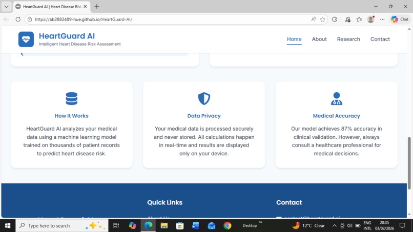 HeartGuard AI – screenshot 3