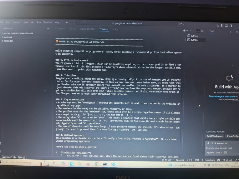 Competitive Programming Explanation Engine – screenshot 3