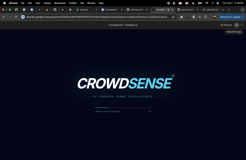 Crowdsense RT – screenshot 1