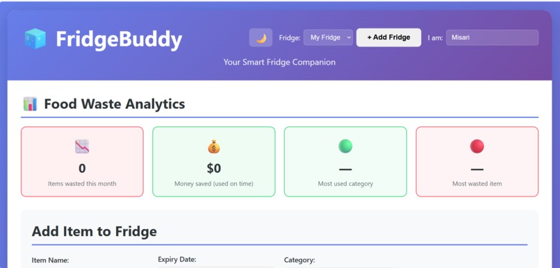 FridgeBuddy – screenshot 1