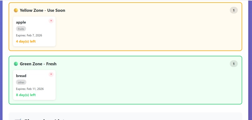 FridgeBuddy – screenshot 3
