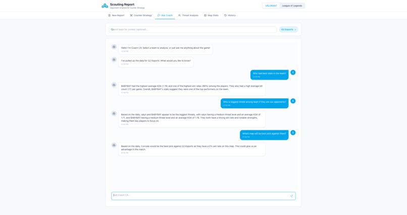 C9 Scouting Report Assistant – screenshot 7