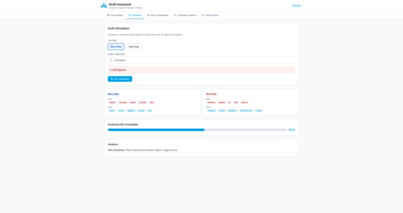C9 Draft Assistant – screenshot 1