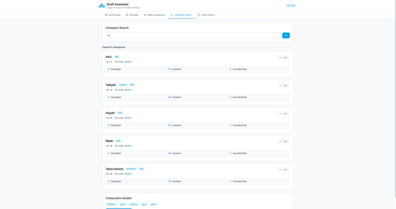 C9 Draft Assistant – screenshot 3